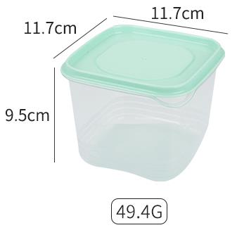 Kitchen Use Transparent Fridge Organizer Dry Food Dispenser Pantry Cereal Grain Storage Container with Airtight Lids Stackable