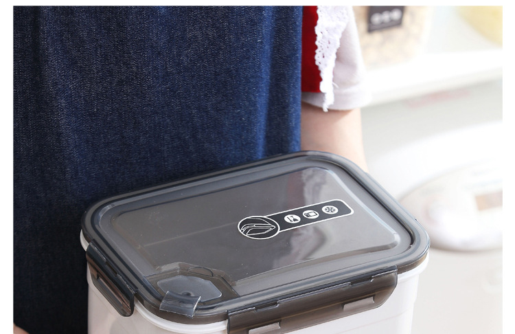 Multi-function Food Storage Containers Microwavable Square Lunch Box with Compartments Meal Prep Containers with Locking Lids