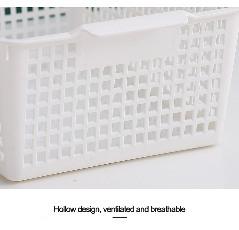 Wholesale Mesh Basket Bathroom Organizer Plastic Kitchen Basket Storage Organizer Desktop Sundries Storage Baskets for Shelves