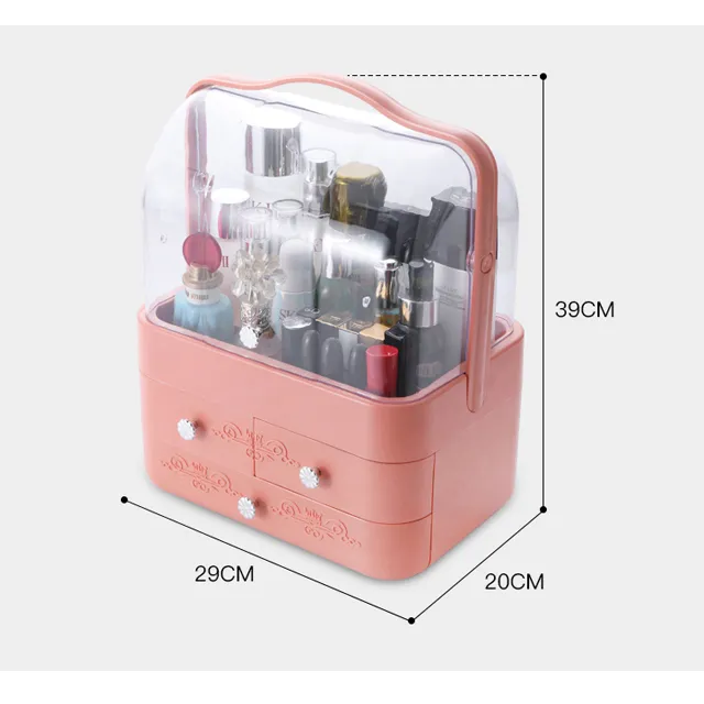 Fuyun - Joyero Rectángulo Joyero Organizador Caja Joyero Collar Pendiente  Caja Organizador Llegada Plástico Nuevo con Compartimento