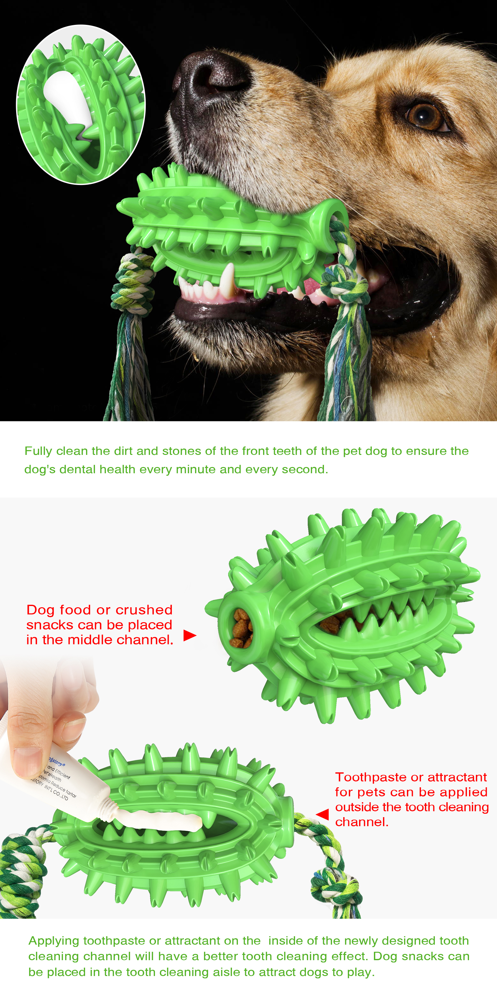 Prickly pear grinds teeth dog chew toys cactus molar ball for dogs