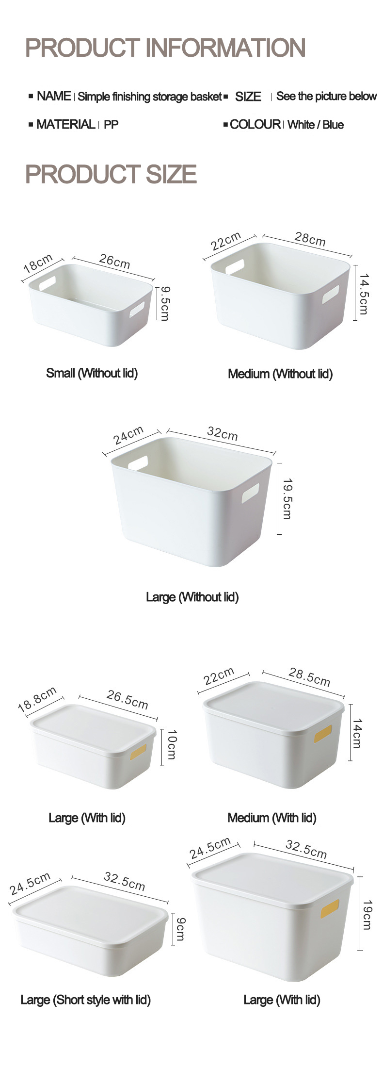 Home Toy Snack Storage Container Closet Underwear Clothes Storage Organizer Stackable Plastic Wardrobe Storage Boxes with Lids
