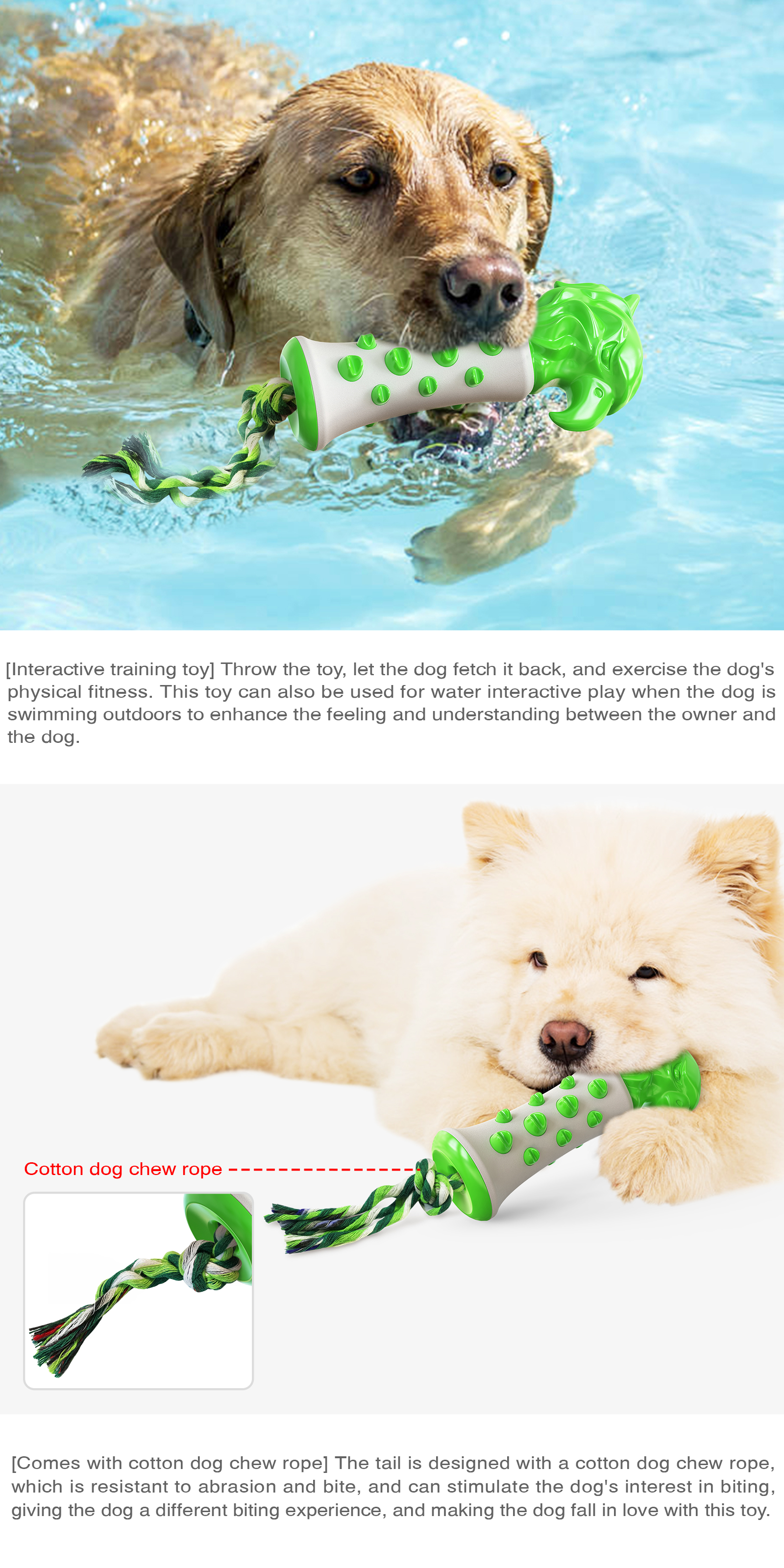 Pet Supplies Factory New Explosive Amazon Bite Resistant Tooth Cleaning Dog Toothbrush Molar Stick Scepter Dog Toys