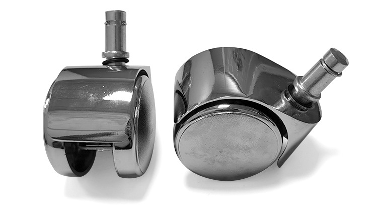 ALLESD - Sliver ESD Aluminium Metal Wheel Anti-static Chair Caster ...