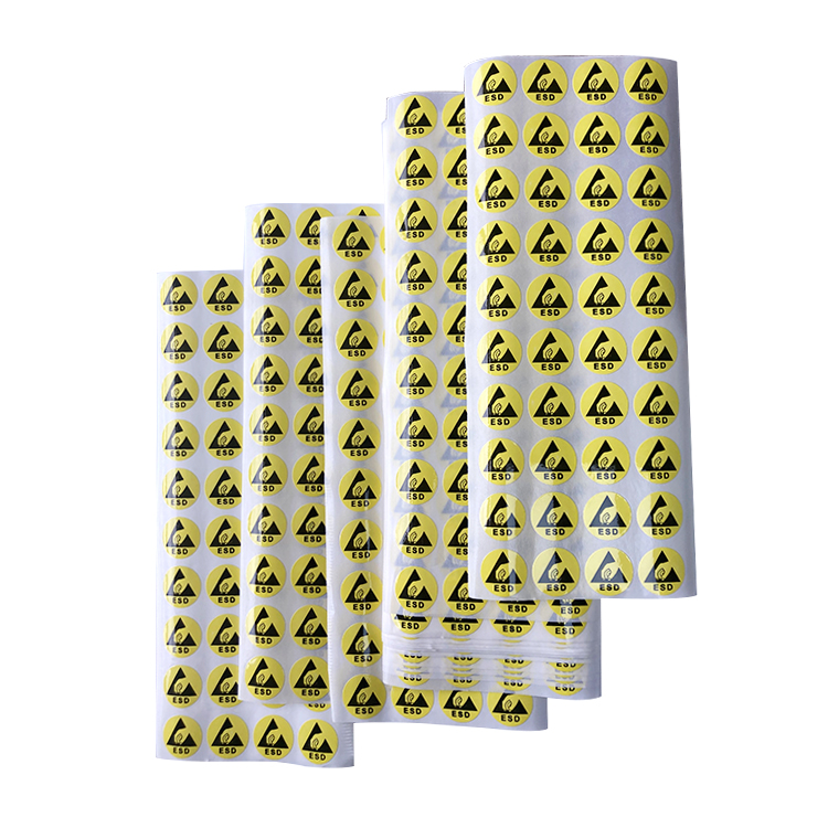 ALLESD - Yellow Anti-static Warning Label ESD Caution Stickers ...