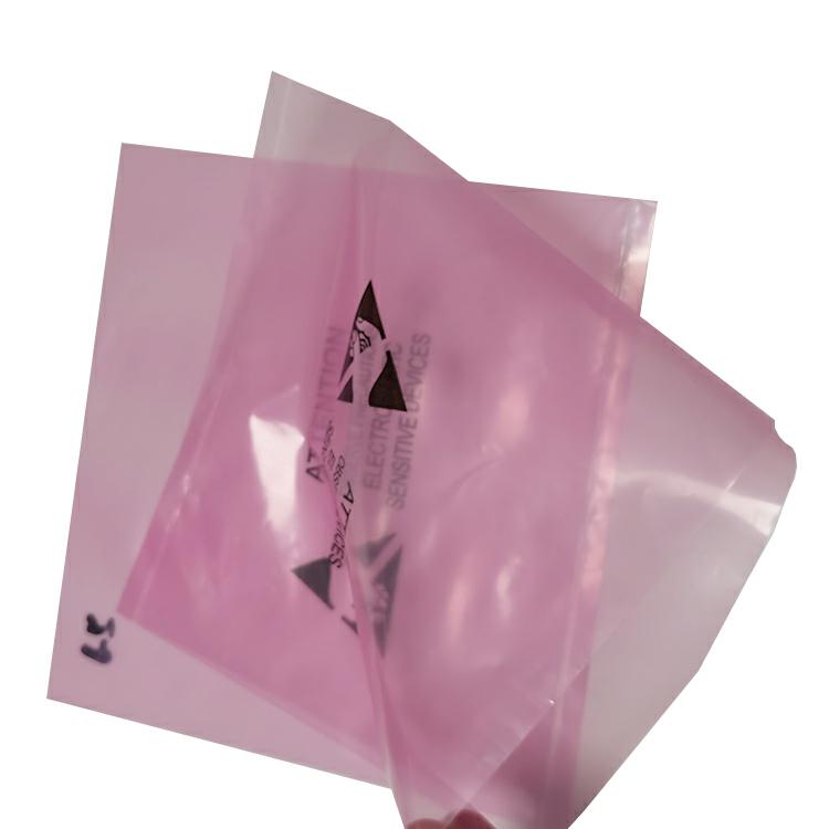 ALLESD - Pink Color Transparent Anti-Static Packaging Bag for ...