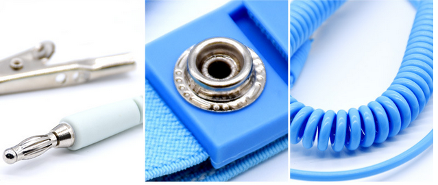 Top Quality Durable Electrical Equipment Bracelets Clean Room Anti Static Safe Wrist Strap