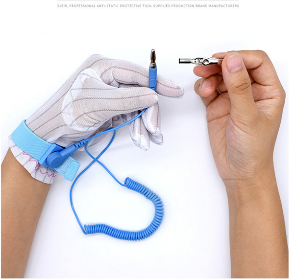 Top Quality Durable Electrical Equipment Bracelets Clean Room Anti Static Safe Wrist Strap