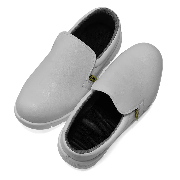 Cuero sintético de microfibra PU antiestático ESD para zapatos de