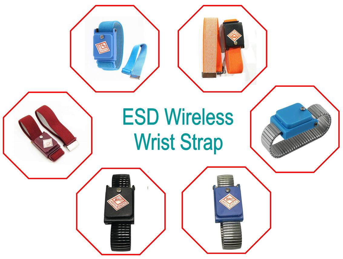 Top Quality Durable Electrical Equipment Bracelets Clean Room Anti Static Safe Wrist Strap