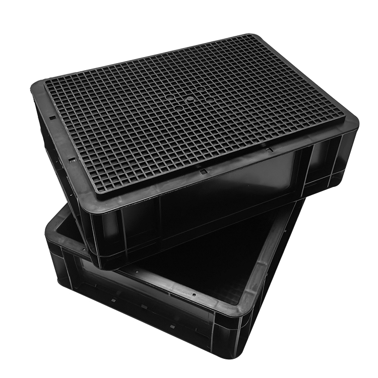 Circulation Box ALLESD - High Quality Black PP Conductive Material Anti-static Bins ...