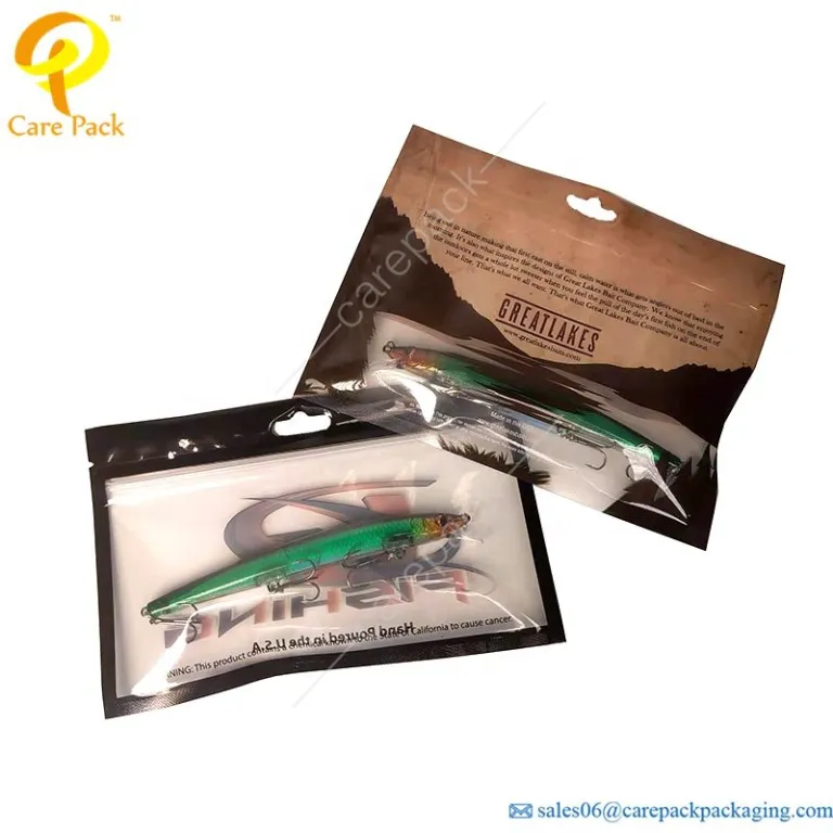 Care Pack - Moq 1000 Custom Fishing Hook Bait Packing Pouch Soft