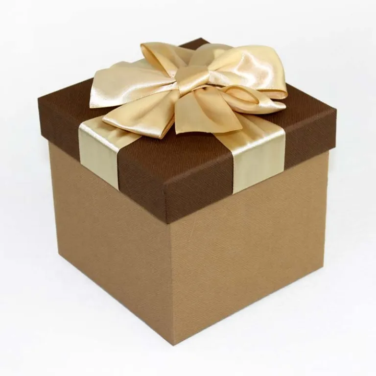 Cajas de cartón de 8 x 8 x 2,3 con tapas Cajas de regalo cuadradas