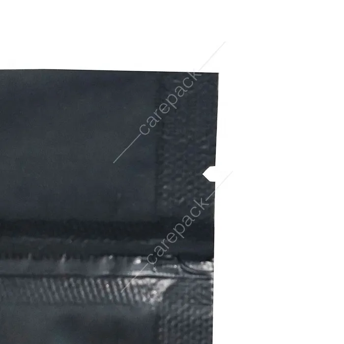 100 Sacchetti Mylar Alluminio Oro Opaco Con Zip – 4,7x7 Pollici Per Alimenti