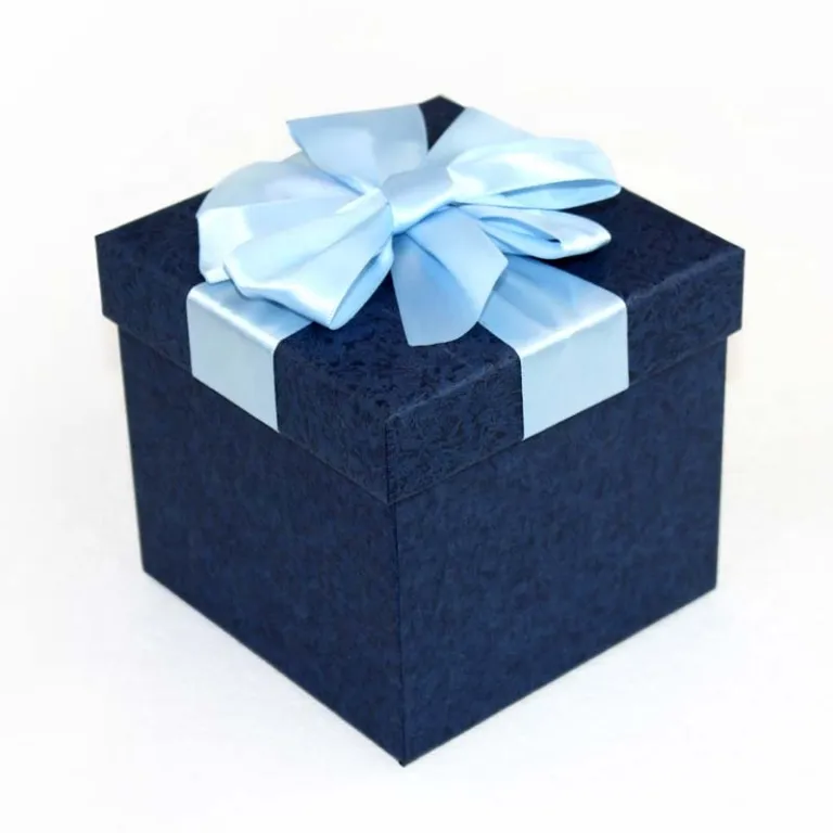 Caja de cartón negro con tapa, embalaje de regalo de papel duro