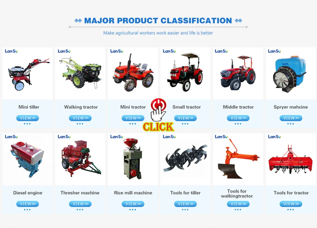 Factory Best Price Tractor China Hot Sale Mini Tractor Small Tractor Four Wheels 2WD 4WD Tractor