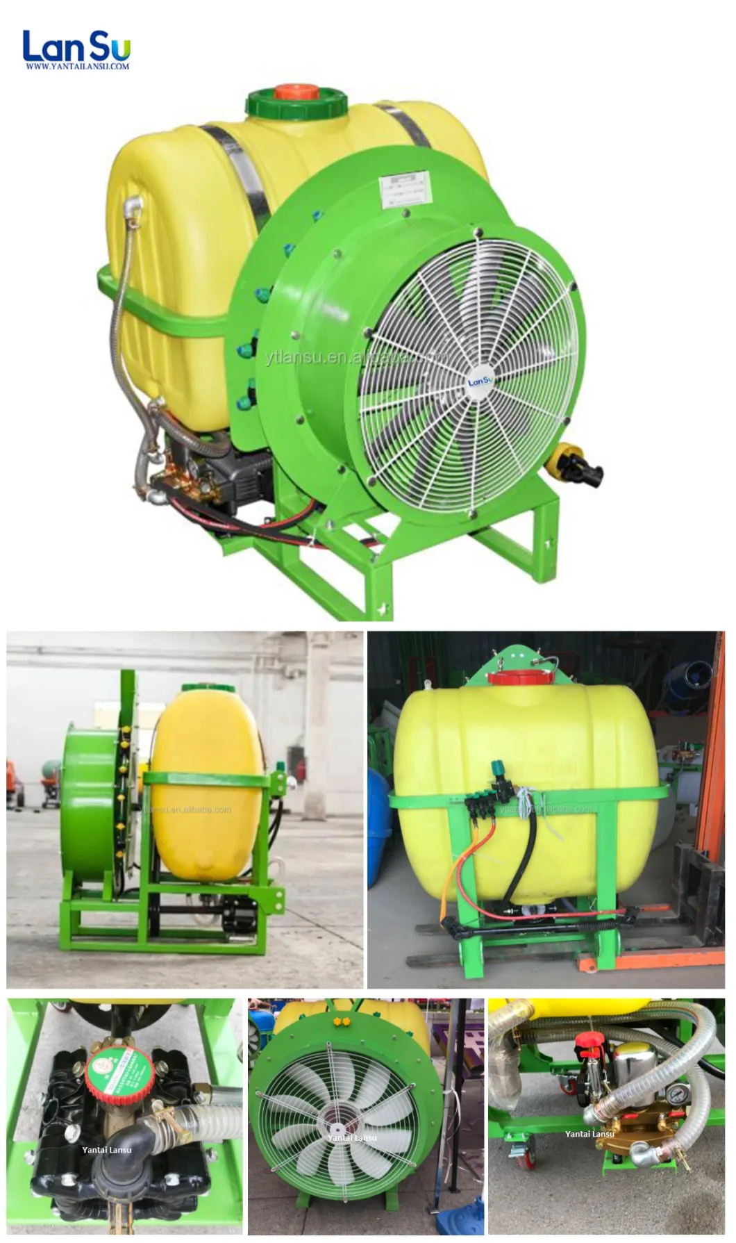 China Pto High Pressure Agricultural Orchard Garden Power Mist Blower Air Blast Sprayer for Tractor
