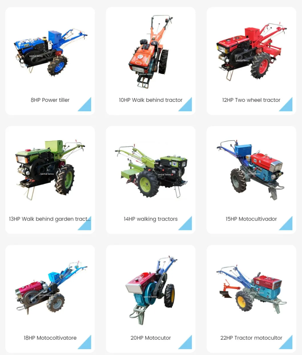 China Supplier Mini Hand Walking Farm Tractor/Walking Tractor/Tractor Prices