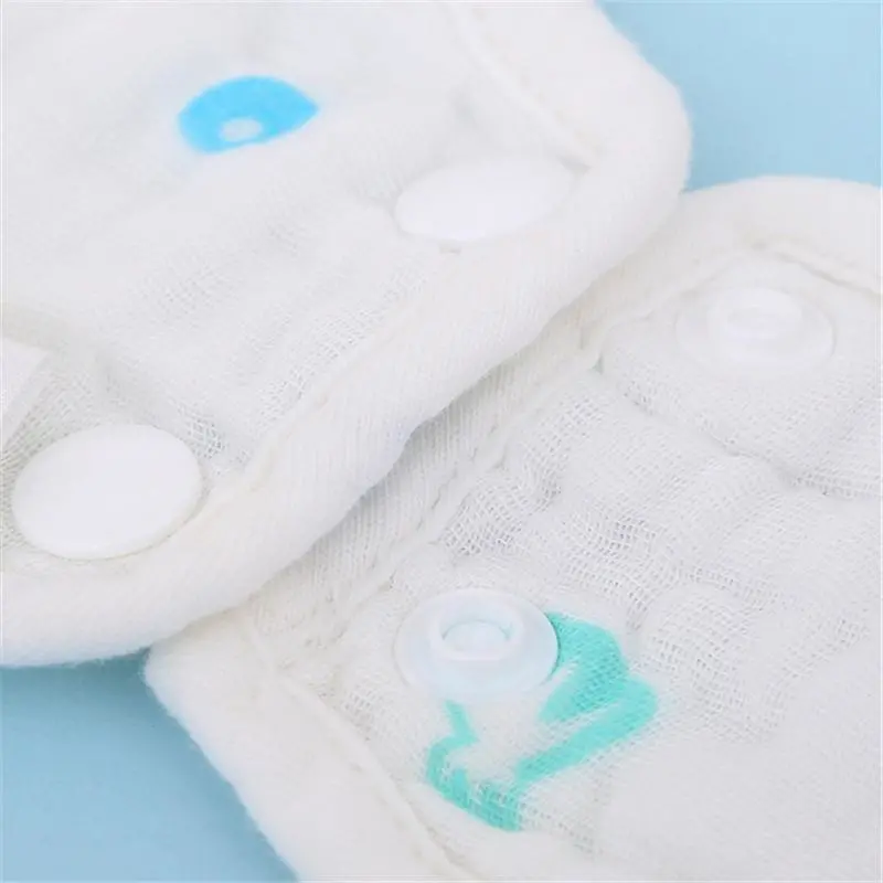 Baby 6-Layer Gauze Petal Bib Baby Cotton Saliva Towel Bib Newborn Baby Absorbent Soft Bib
