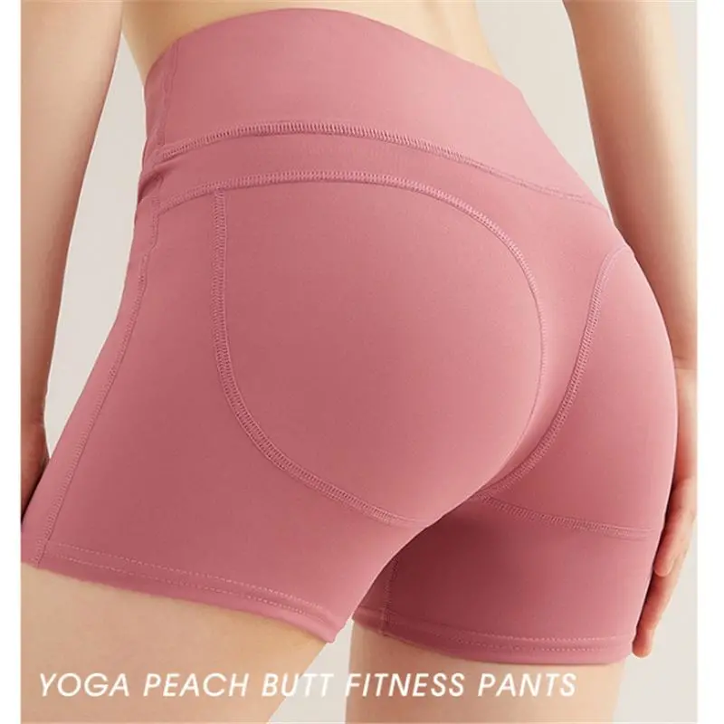 Yoga Pants Fitness Outdoor Running HIPS High Waist Sports Shorts Cycling Pants