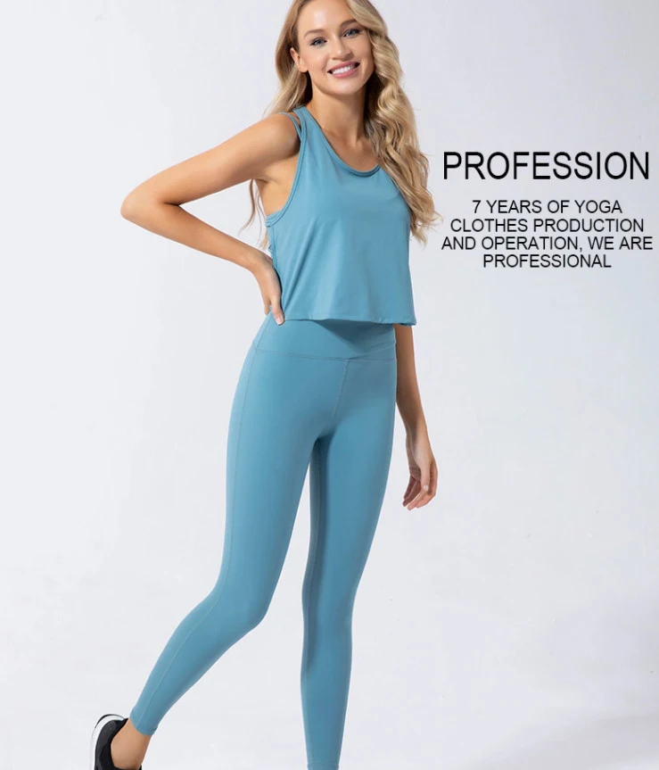 2020 Seamless Two Piece Yoga Set Sports Wear Women Long Sleeve Set Fitness Yoga Set Clothes
