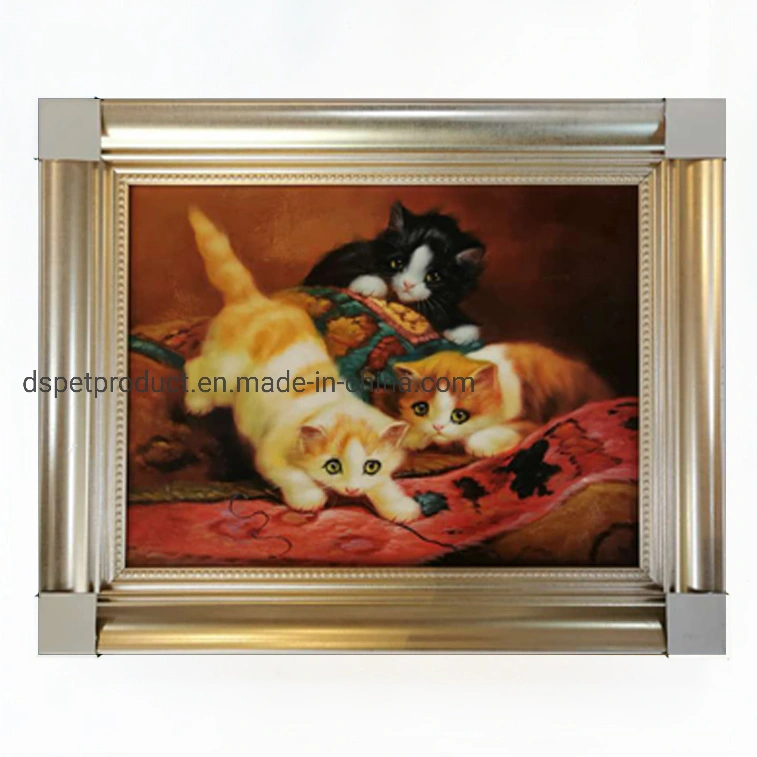 2020 New Animal Handmade Realistic Decorative Painting-Cat Oil Painting