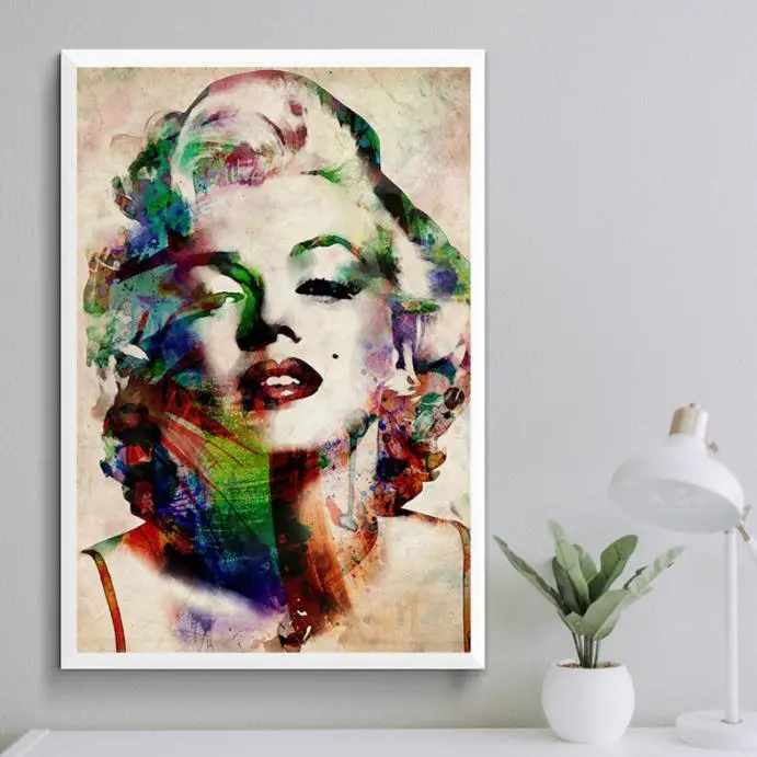 Decorative Painting Watercolor Oil Painting Marilyn Monroe