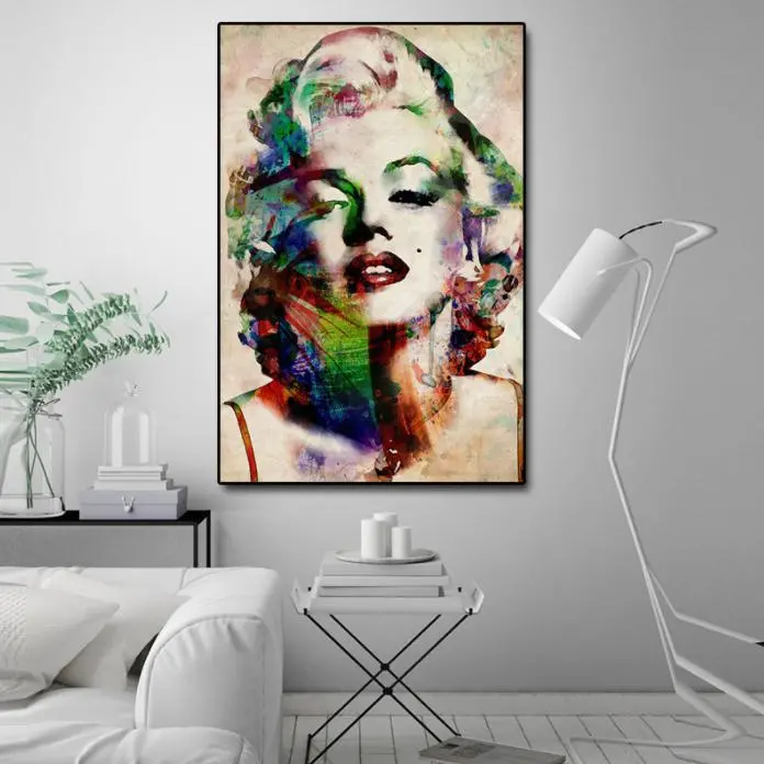 Decorative Painting Watercolor Oil Painting Marilyn Monroe