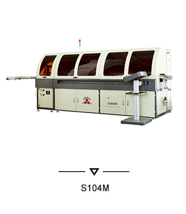 SS106 automatic servo three color screen printing and one color hot stamping machine for bottle