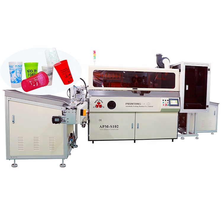 S102 Best Choice Flat Round Oval Bottles Automatic APM PRINT