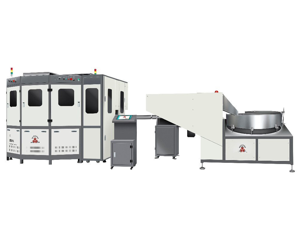 SS106 automatic servo three color screen printing and one color hot stamping machine for bottle