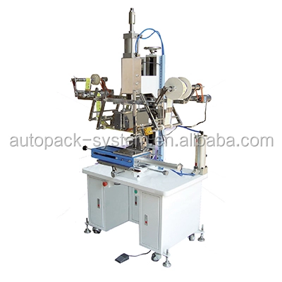 Electro-pneumatic hot foil stamping machine - 6B - LC Printing Machine  Factory Limited - for large print areas / with automatic feeder / for  leather