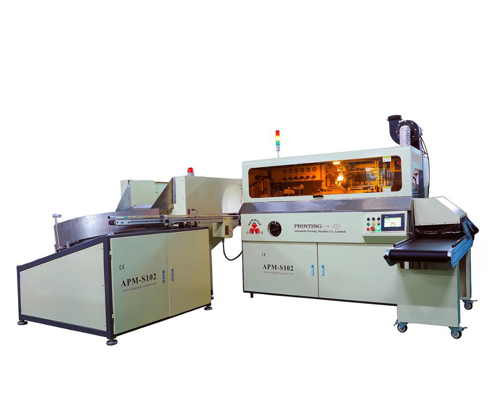 APM PRINT S102 Automatic 1 8 Color Bottle Screen Printing