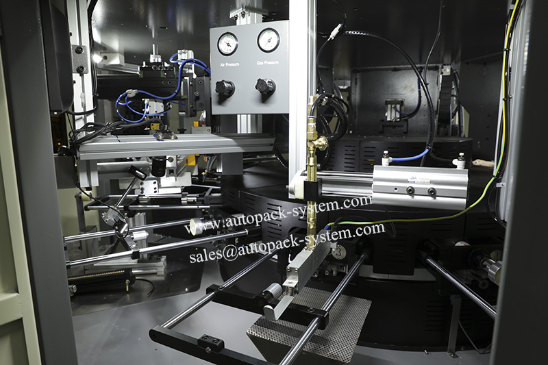 SS106 automatic servo three color screen printing and one color hot stamping machine for bottle