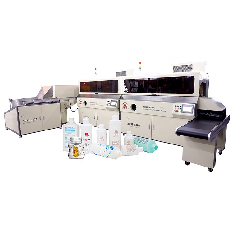 APM PRINT S102 Best Choice Flat Round Oval Bottles Automatic