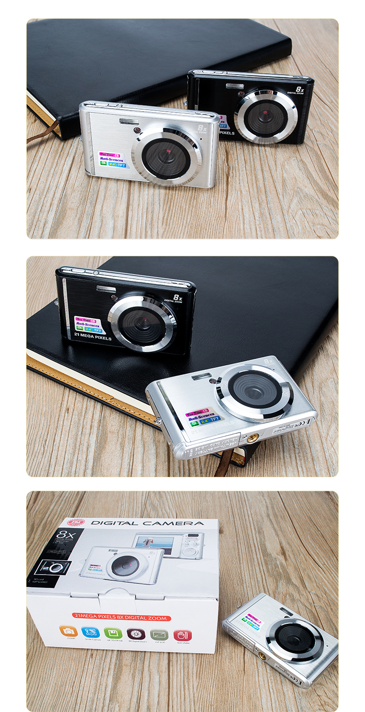 Newest 2.4 inch TFT handy digital camera 21MP camera digital HD video record camera