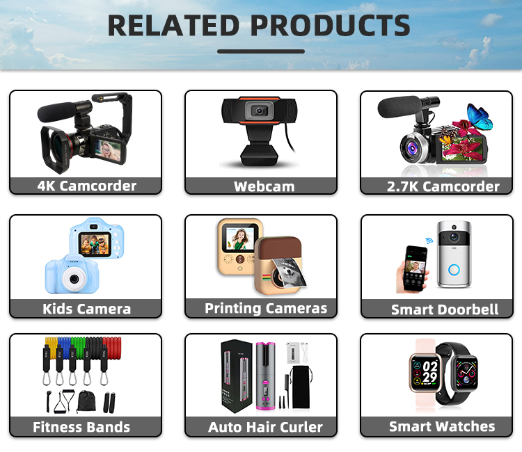 Rechargeable Digital Camera 30MP Mini Compact Cam Full HD 1080P Digital Video Cameras for Photography