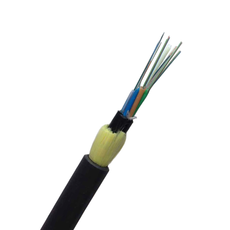 GL Fiber 96 core adss fiber optic cable double jacket HDPE 500 SPAN manufacturer price ADSS