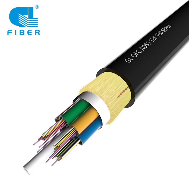 GL Fiber Single Mode 12 24 48 96 144 Count Self Supporting Non