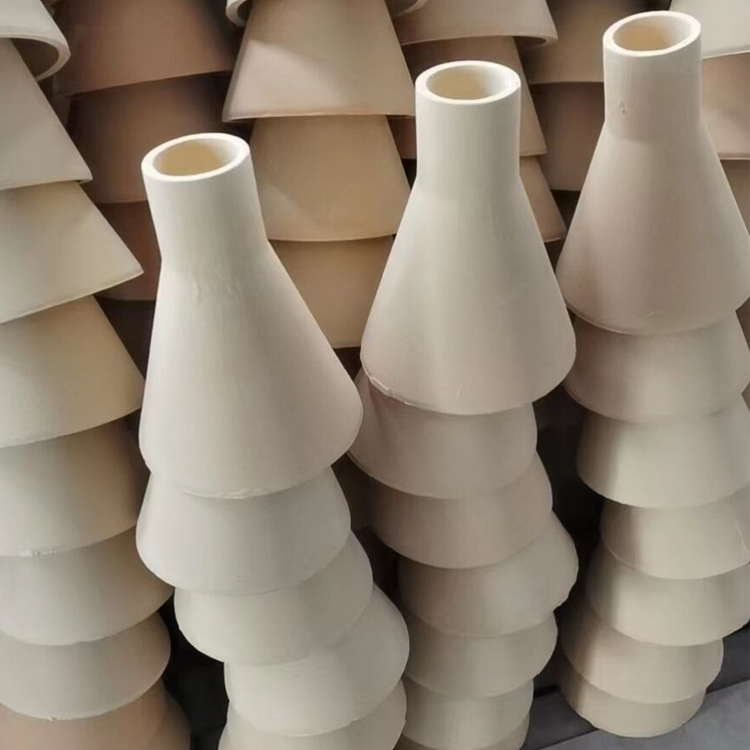 XTL sintyron Round Brown Refractory Bottom Precision Casting Casting Alumina Ceramic Pouring Cup Clay pouring cup