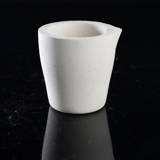 Lab Crucible High Resolution XTL sintyron high quality ceramic crucible for gold melting fire assay ...