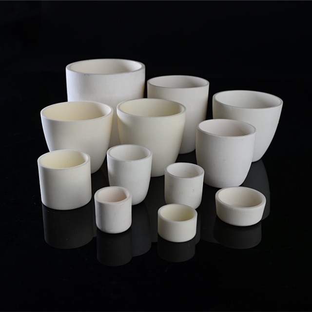 XTL - conical shape gold melting ceramic high alumina crucible for thermal analysis Alumina ceramic crucible