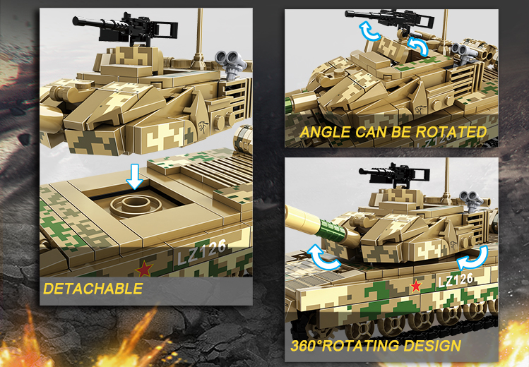 WOMA TOYS World tanks model Kit Intelligence Bricks army Military tank Trucks Blocks Set for Adults Kids