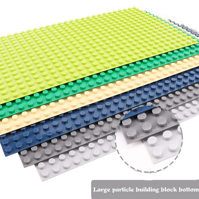 WOMA TOYS 2022 Wholesale Children Kindergarten Desktop Large Particle Building Block Bottom Puzzle Block Wall Assemble Game