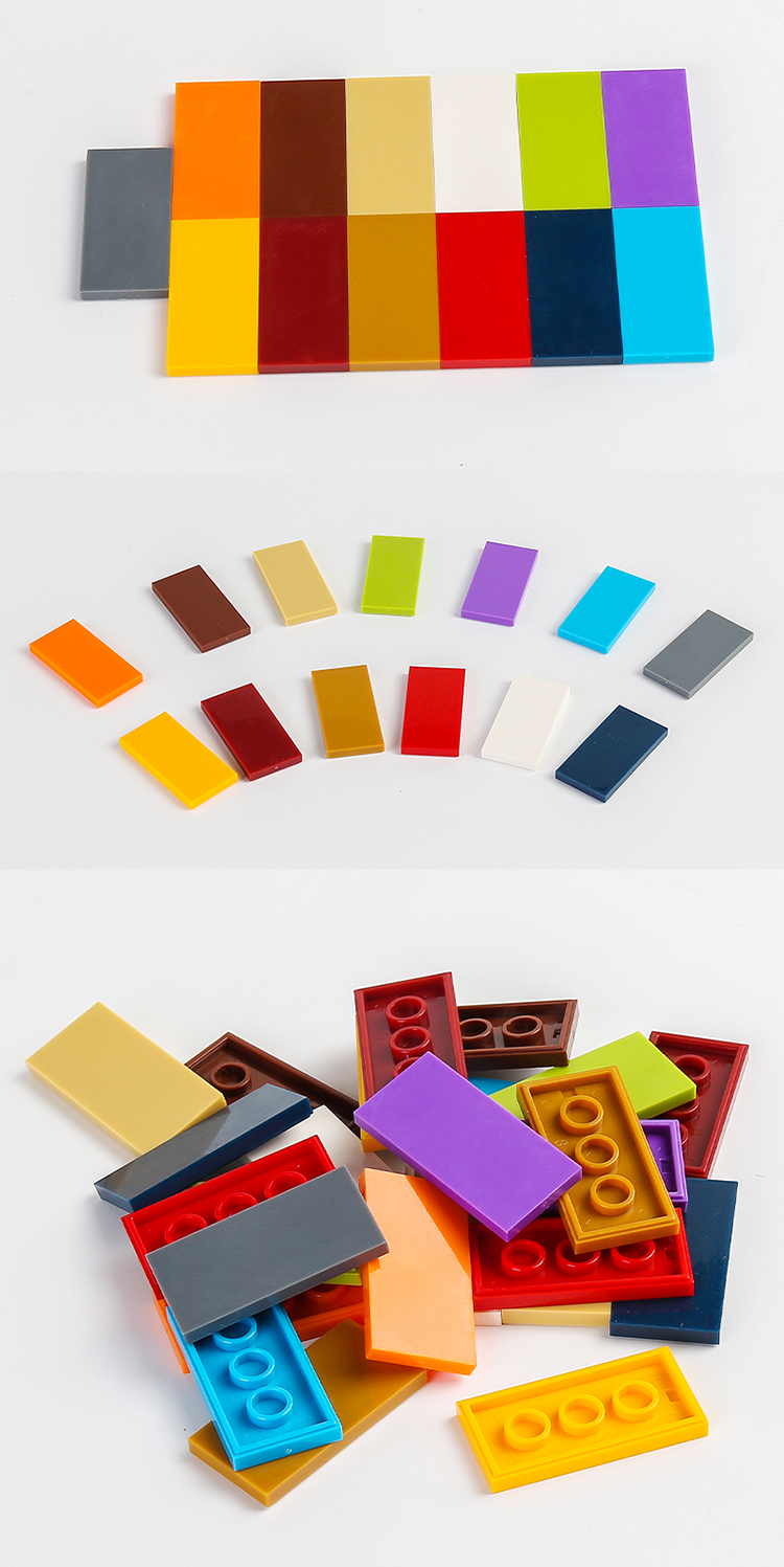 WOMA TOYS Wholesale Construction Tile 2 x 4 Small Brick Building Blocks Plate 2*4 Tile No 87079 Educational Assemble Game