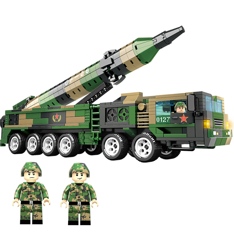 WOMA TOYS Compatible major brands bricks military missile army car plastic toy model made in China building blocks toys