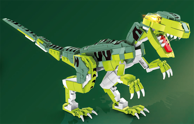 WOMA TOYS Wholesale Supplier Kids Educational Diy Plastic Jurassic World Big Dinosaur Little Brick Small Building Block Set