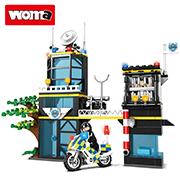 WOMA TOYS Home Decor city metropolitan Candy store small building blocks toys diy bricks architecture house Giveaway
