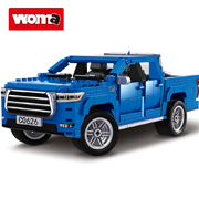 WOMA TOYS Amazon Hottest sale bricks SWAT Mobile combat bus police car army model building block for kids large set Zabawka