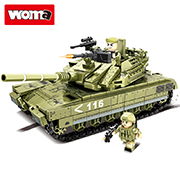 WOMA TOYS best selling Military WW1 Main Battle simple tank other educational toys vehicle building blocks Custom Set jouet